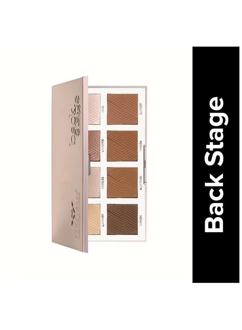 FOREVER52 Backstage Essential Highlighter And Contour Powder Palette Multicolor - Image 1