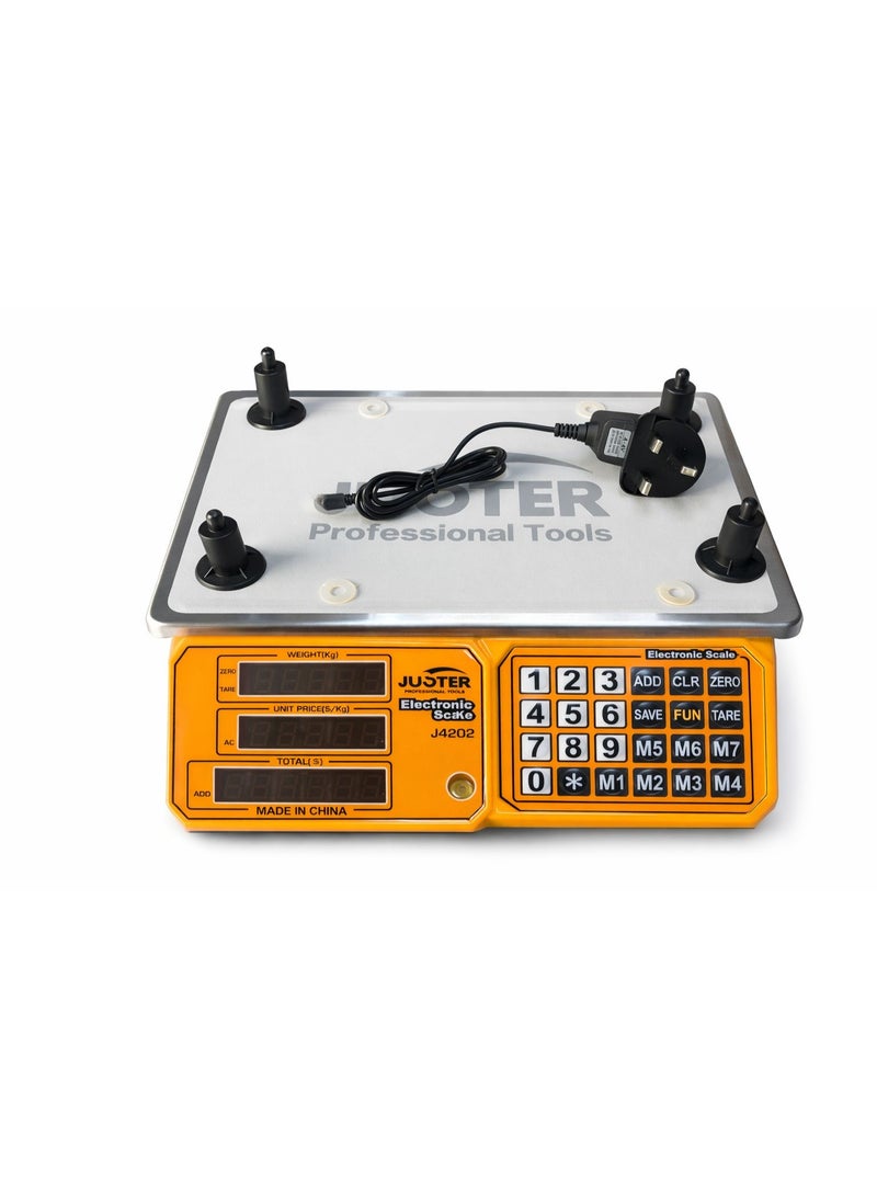 JUSTER J4202 Professional Electronic Scale 40KG Capacity – High Accuracy & Premium Quality - Image 2