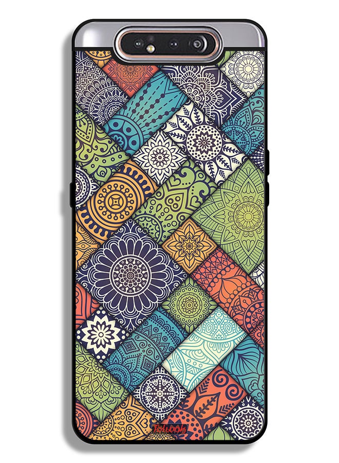 Tolwak Samsung Galaxy A80 Protective Case Cover Mandala Pattern - Image 1