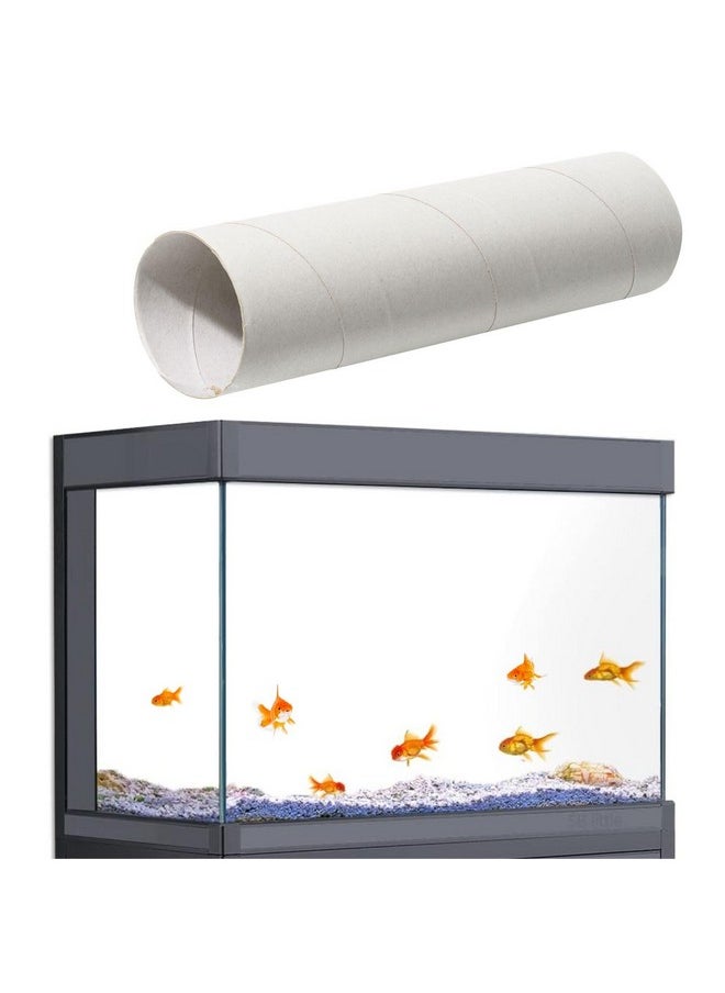 VAYINATO Aquarium Fish Tank (2 X 3 Feet) White Background Sticker Poster | Adhesive Design | Easy To Attach The Decoration Paper To Aquarium Fish Tank By Petzlifeworld  - Image 1