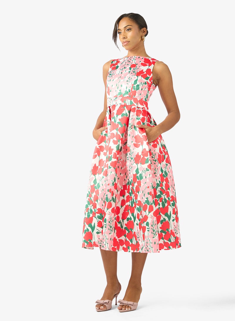 ELLA Floral Print Dress - Image 1