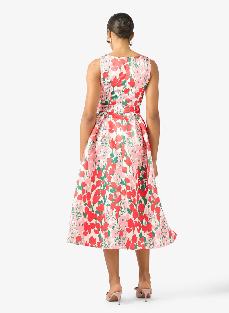 ELLA Floral Print Dress - Image 2
