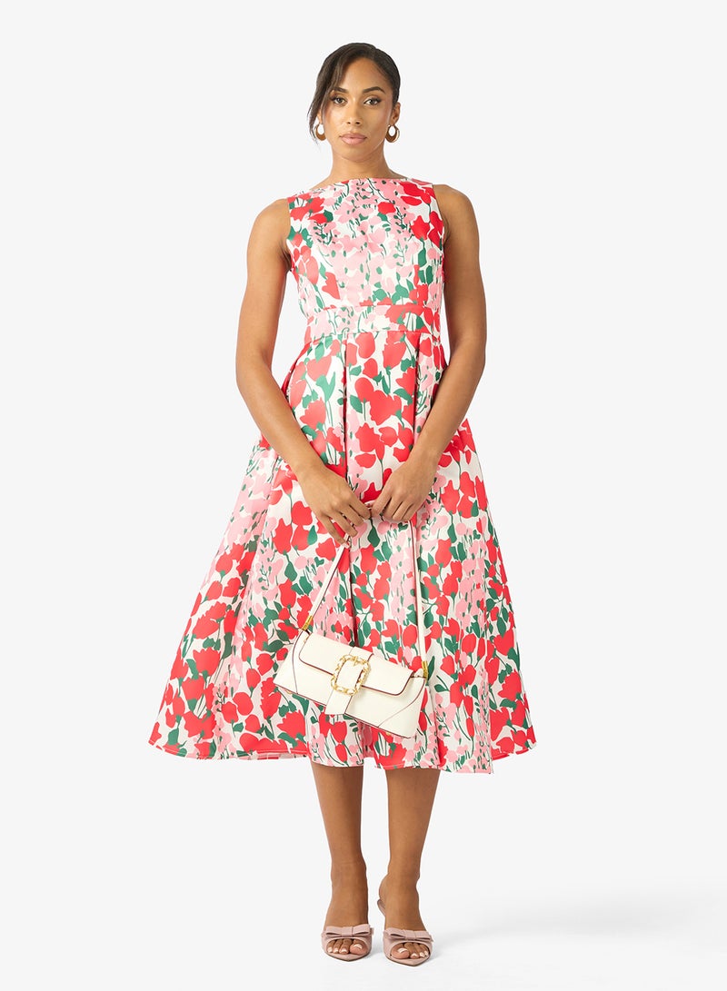 ELLA Floral Print Dress - Image 4