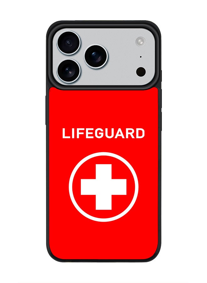 Stylizedd iPhone 17 Pro Max Case, [Compatible with MagSafe] Slim Magnetic cover Phone Case iPhone 17 Pro Max -Lifeguard - Image 1