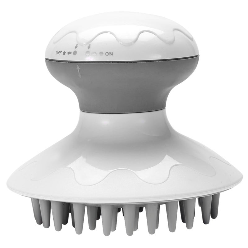 Electric Head Massager Anti Static Scalp Relaxation Stress Relief Hair Scrubber Brush - Image 2