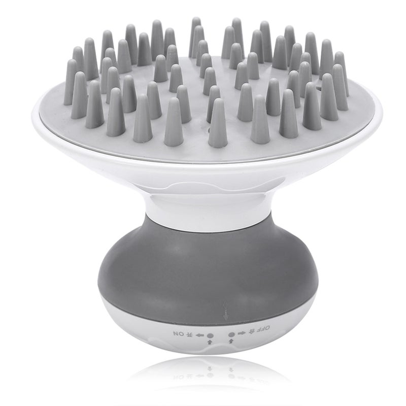 Electric Head Massager Anti Static Scalp Relaxation Stress Relief Hair Scrubber Brush - Image 1