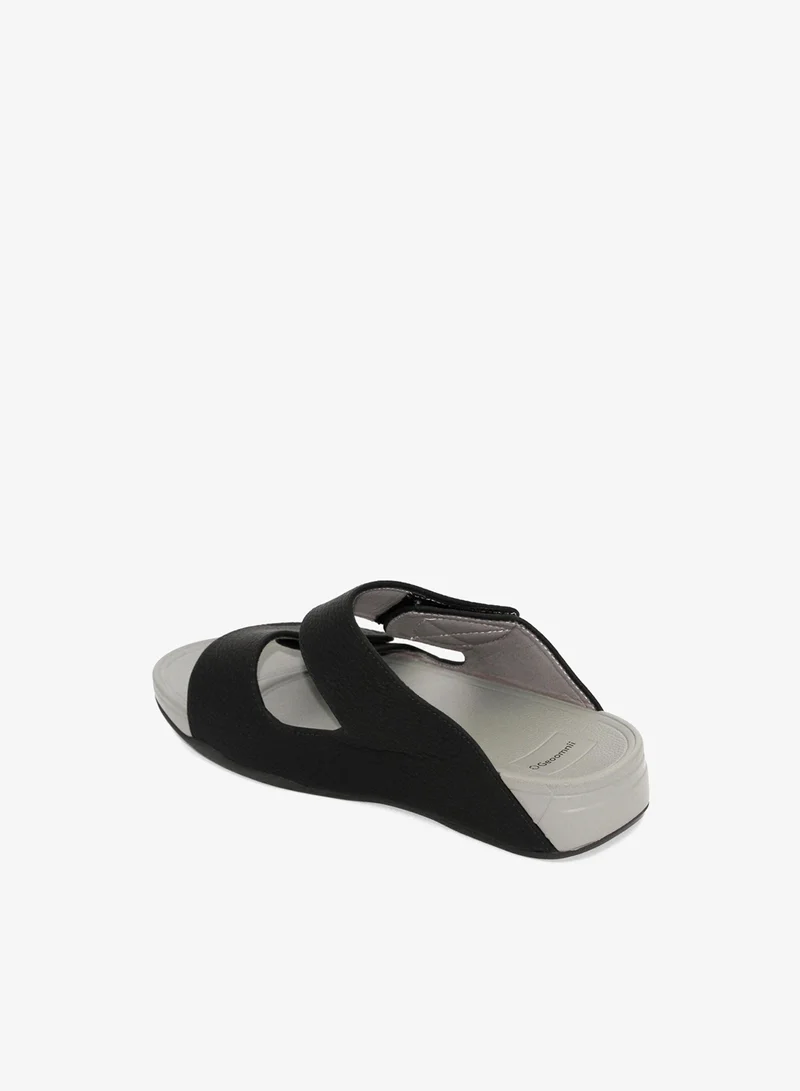 Geoomnii Aveline1 Traditional Arabic Sandals for Boys – Comfortable Slip-On Style for Everyday Wear -Black