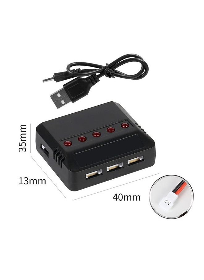 One To Five 3.7V Lithium Battery USB Charger For X5C Aircraf(XH2.54 Port)