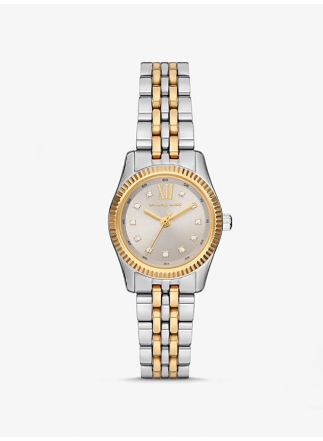 مايكل كورس Women Michael Kors MK4815 Lexington Women’s Two-Tone Stainless Steel Watch – 26mm Silver Dial, Quartz Movement, 50M Water Resistant - Image 1