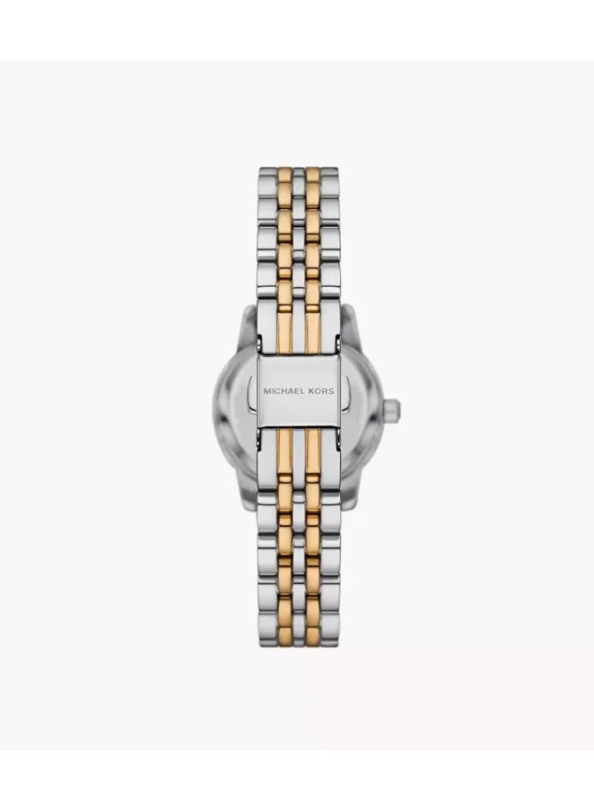 مايكل كورس Women Michael Kors MK4815 Lexington Women’s Two-Tone Stainless Steel Watch – 26mm Silver Dial, Quartz Movement, 50M Water Resistant - Image 2