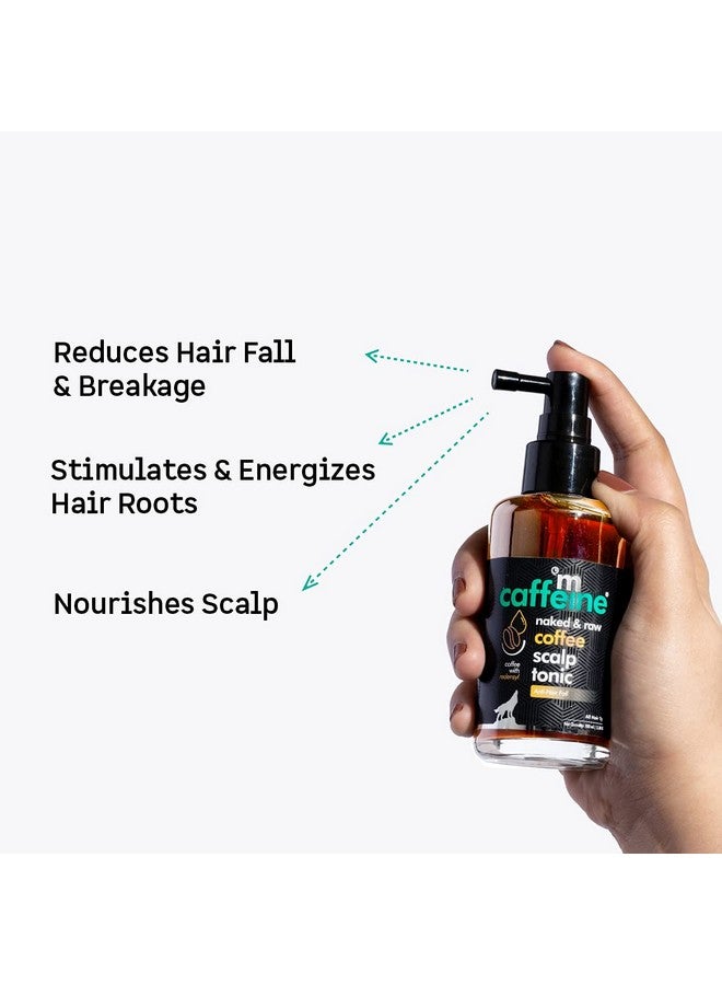 MCaffeine Coffee Scalp Tonic For Hair Growth With Redensyl & Proteins | Controls Hair Fall & Breakage, Stimulates & Energizes Hair Roots | For Men & Women | Sulphate Free (100Ml)  - Image 3