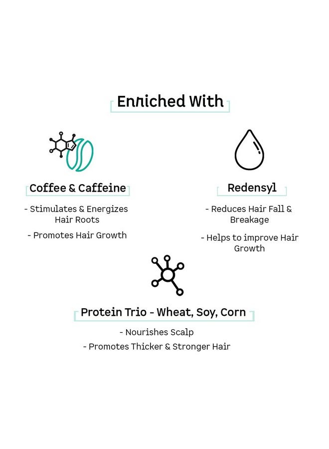 MCaffeine Coffee Scalp Tonic For Hair Growth With Redensyl & Proteins | Controls Hair Fall & Breakage, Stimulates & Energizes Hair Roots | For Men & Women | Sulphate Free (100Ml)  - Image 2