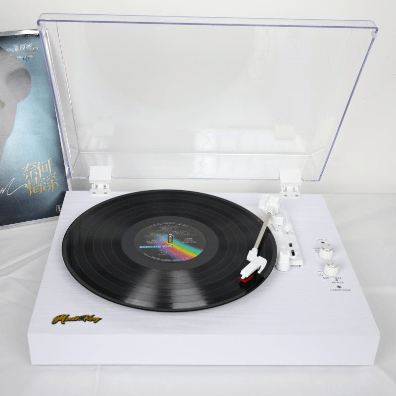Vinyl Record Player European-Style Home Gramophone Built-In Speaker Speaker Retro Wooden Record Player Lp - Image 1
