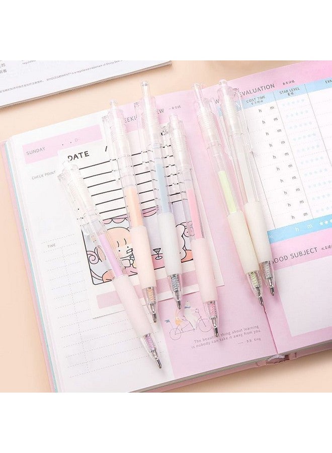 ويد فير 6 قطع قلم غراء لاصق ذو نقطة كروية مع 6 قطع غراء إضافي يمكن إعادة تعبئتها للأطفال، تطبيق دقيق وسهل التحكم، قلم غراء سريع الجفاف لصناعة بطاقات القصاصات وصنع مستلزمات الحرف المدرسية للأطفال. - Image 2