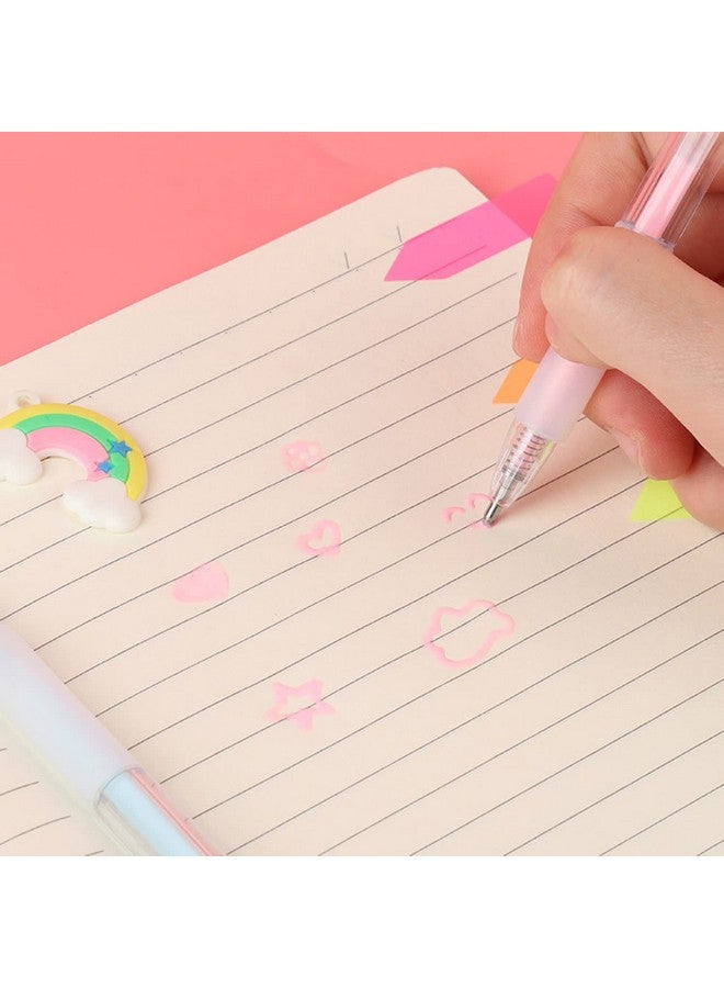 ويد فير 6 قطع قلم غراء لاصق ذو نقطة كروية مع 6 قطع غراء إضافي يمكن إعادة تعبئتها للأطفال، تطبيق دقيق وسهل التحكم، قلم غراء سريع الجفاف لصناعة بطاقات القصاصات وصنع مستلزمات الحرف المدرسية للأطفال. - Image 3