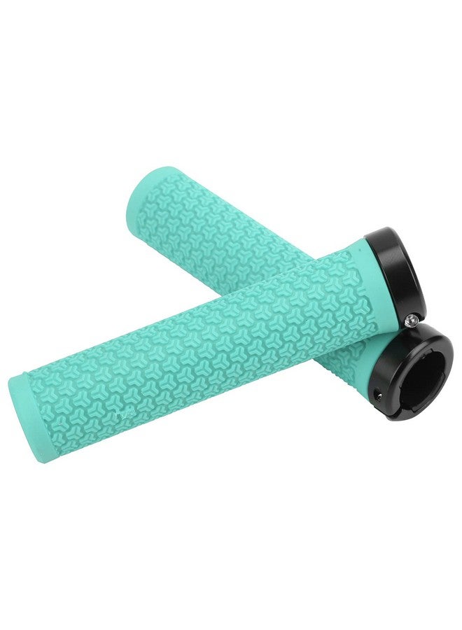 VGEBY Bicycle Handlebar Grip Bike Single Locking Grips Bicycle Shock Absorbing Rubber Grips(Blue) Colorful Beach Bicycle Handlebar Grips - Image 5