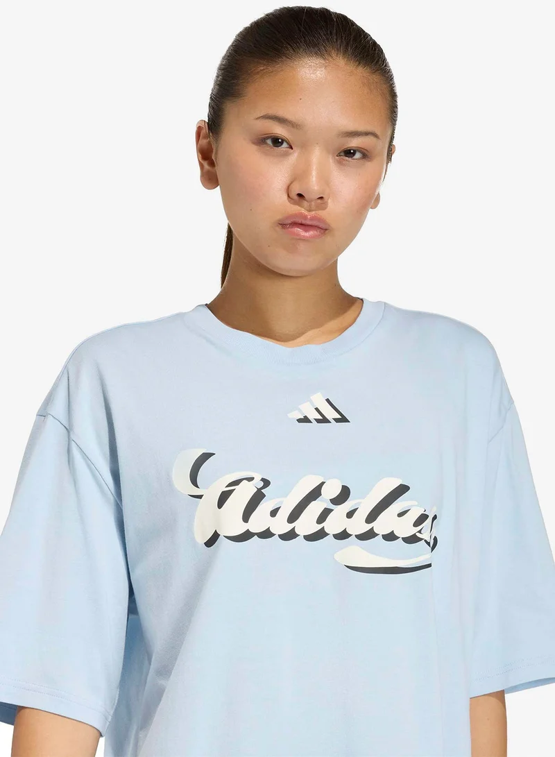 Adidas  House Of Tiro Graphic T-Shirt for Women | Best Price UAE
