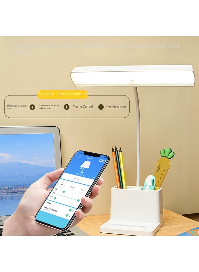 Bluejw New Intelligent Voice Desk Lamp LED Dimming Folding Charging And Inserting Dual-purpose Reading Voice-activated Bedside Desk Lamp For Students And Children - Image 3