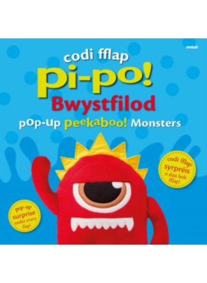 Codi Fflap Pi Po Bwystfilod Pop Up Peekaboo Monsters - Hardback