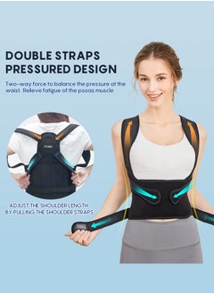 GUDOO Back Brace and Posture Corrector Back Straightener Posture Corrector Scoliosis and Hunchback Correction Spine Corrector Support Back Pain Adjustable Posture Trainer  - Image 5