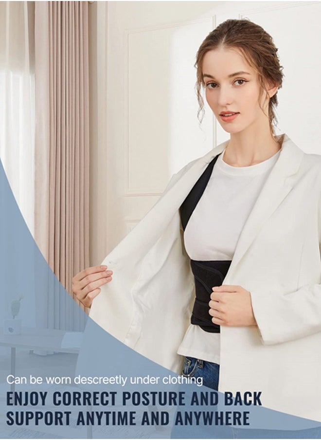 GUDOO - Back Brace and Posture Corrector Back Straightener Posture Corrector Scoliosis and Hunchback Correction Spine Corrector Support Back Pain Adjustable Posture Trainer - Image 1