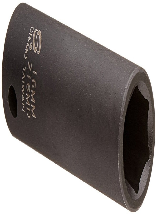 Sunex Tools مقبس تأثير عميق Sunex 216md بقطر 1/2 بوصة وقطر 16 مم - Image 1