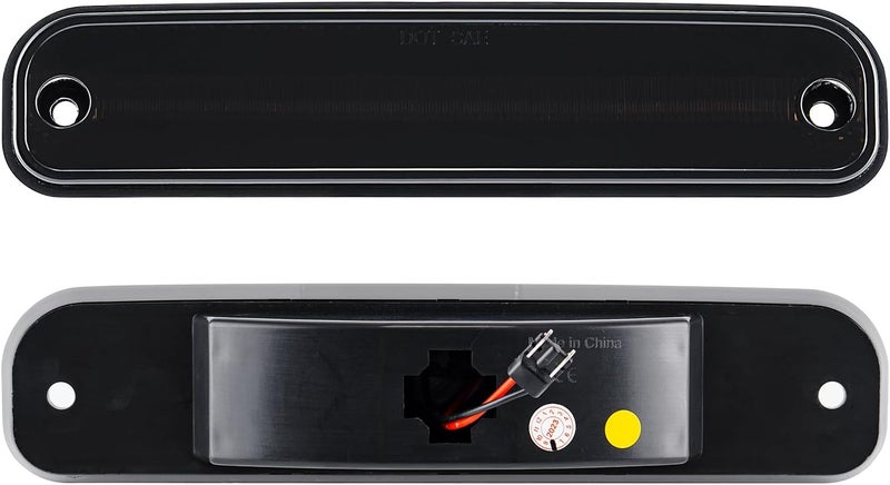 SHINEFIT Front LED Side Marker Lights for 1973-1980 C/K Series Pickup Trucks, Smoked Lens - Image 3