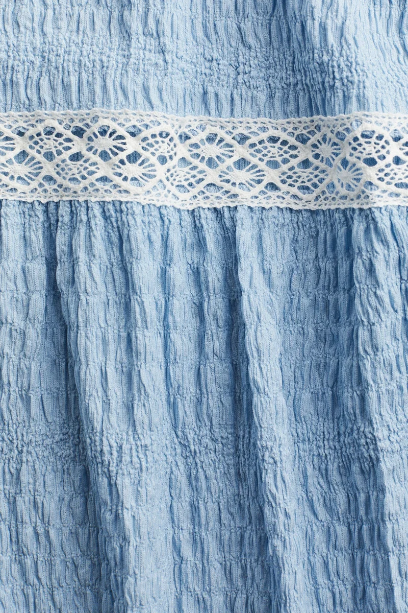 H&M Textured jersey top