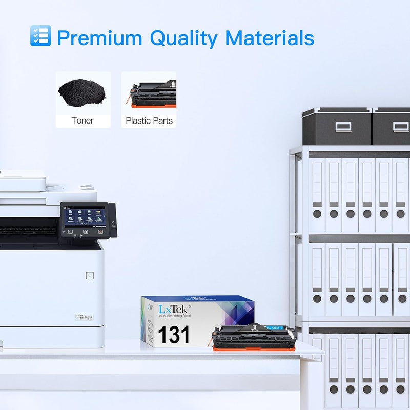 خراطيش حبر متوافقة من بديلة لـ Canon 131 131H للاستخدام مع طابعات LBP7110Cw MF624Cw MF628Cw MF8280Cw (أسود، سماوي، أرجواني، أصفر، عبوة من 4 قطع) - Image 5