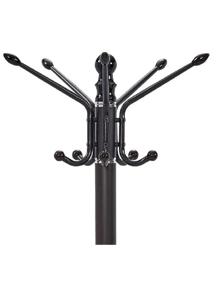 DubaiGallery Coat Stands Coat Racks Metal Coat Rack Coat Stand Metal Hat Coat Stand Heavy Bedroom Hallway Free Standing Clothes Hat Rack Hangers Free-Standing Hanger Rack - Image 2