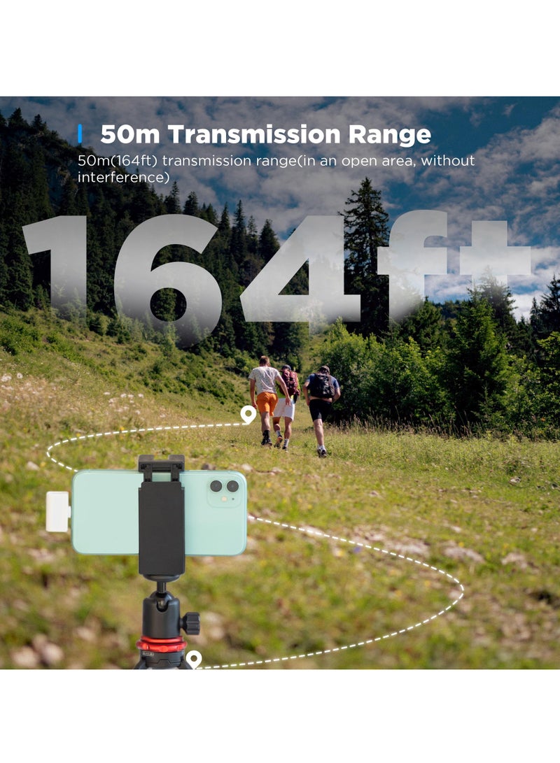 Wireless Lavalier Microphone for iPhone with Noise Cancellation and Magnetic Clip,18H Battery MFi Certified Lapel Mic for iPhone/iPad YouTube Vlog Video/Live Streaming - Image 5