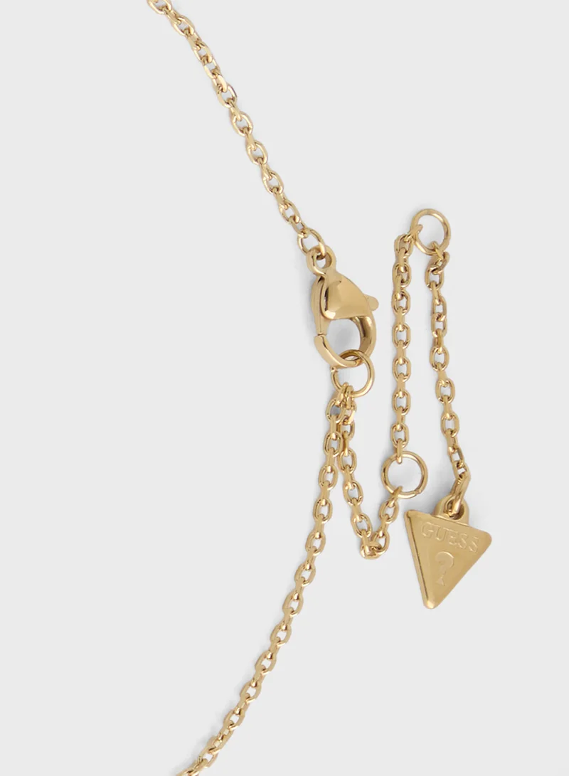 GUESS Crystal  Detail Long Necklace