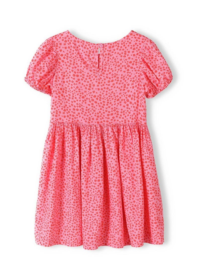 MINOTI Printed Pink Dress - Image 3