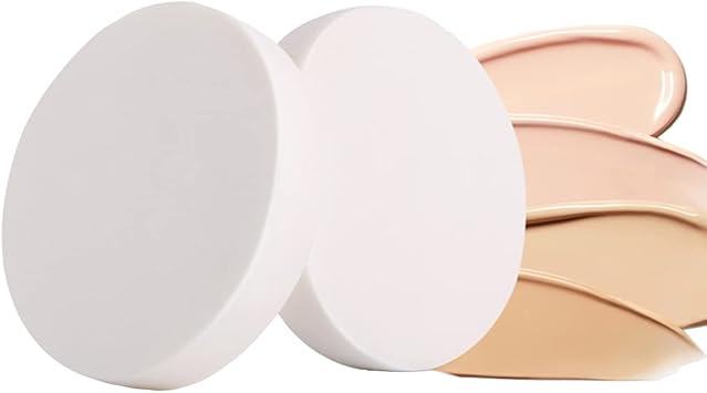 Quupy 6PCS Face Paint Sponge Set Makeup Sponge Round Sponge Puff for Liquid Foundation Creams and Powder - Image 1