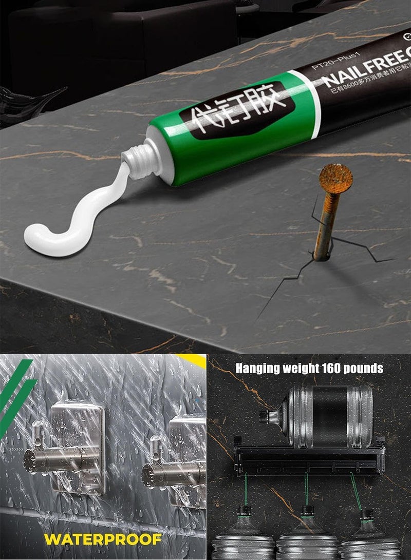 NajmStyle All-Purpose Glue, Nail-Free, Multifunctional, Quick-Drying, Waterproof, Strong Bonding for Wood, Plastic, Glass, Metal, Ceramics, Concrete - Image 3