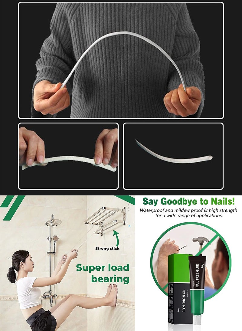 NajmStyle All-Purpose Glue, Nail-Free, Multifunctional, Quick-Drying, Waterproof, Strong Bonding for Wood, Plastic, Glass, Metal, Ceramics, Concrete - Image 5