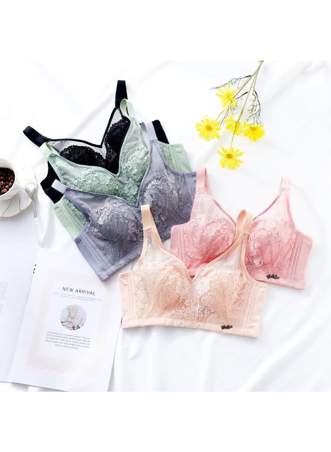 KUYING Brand New Comfortable Skin Friendly Breathable Bra  Set Of 5  - Image 1