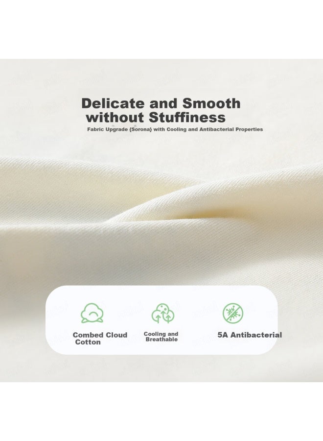 Mqdmini Girls' Long-Sleeve T-Shirt, 5A Antibacterial Children'S Striped T-Shirt, Undershirt For Young Kids, Rabbit A Version - Image 4