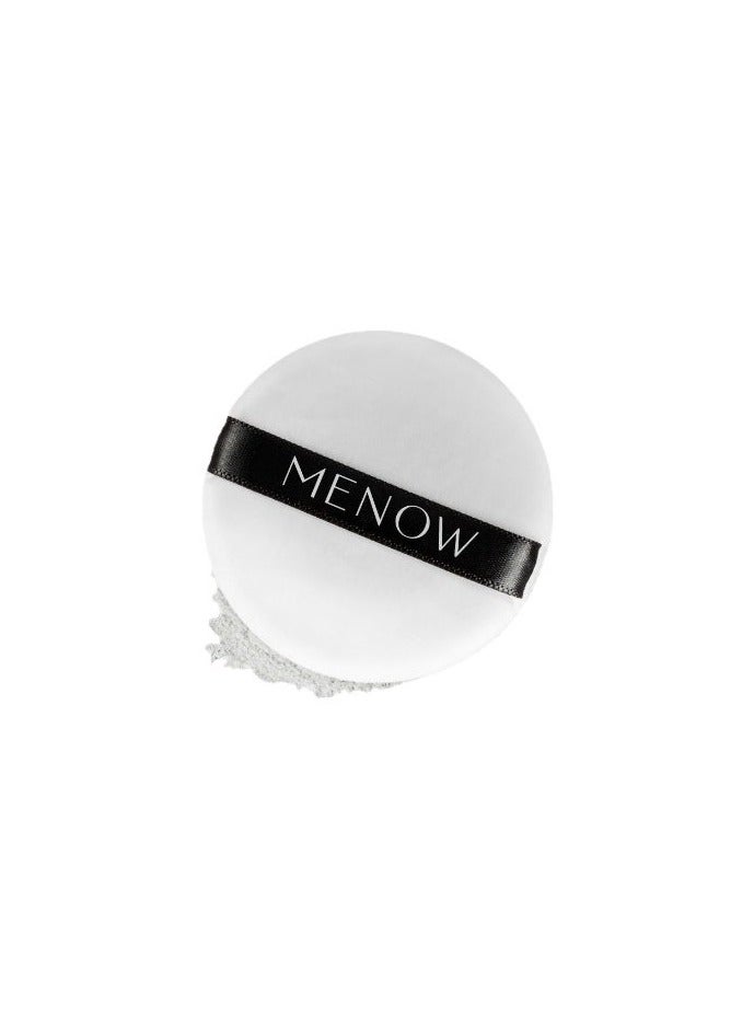 Me Now MN Round Soft Powder Puff for Makeup Reusable Face Powder Applicator, Gentle and Smooth Perfect for Loose or Pressed Powder - Image 1