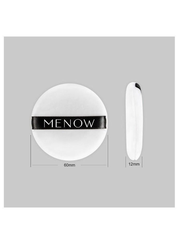 Me Now MN Round Soft Powder Puff for Makeup Reusable Face Powder Applicator, Gentle and Smooth Perfect for Loose or Pressed Powder - Image 2