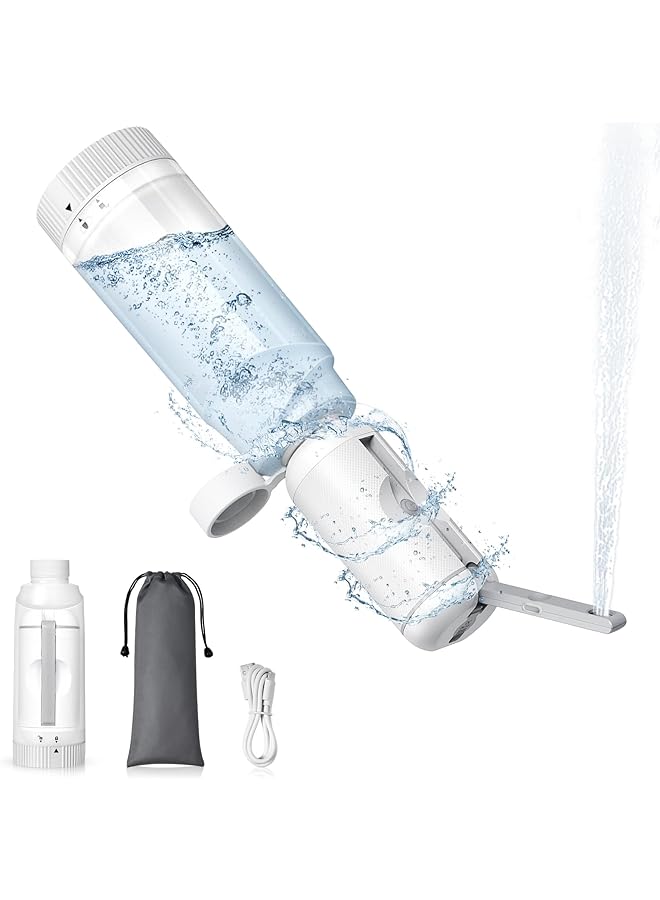 360ML Portable Bidet for Travel Toilet USB Rechargeable Electric Handheld Sprayer for Personal Hygiene Cleaning, Soothing Postpartum, Hemorrhoid Care