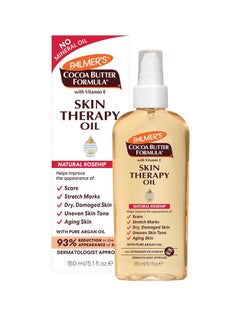 Palmer's Cocoa Butter Formula Skin Therapy Moisturizing Body Oil with Vitamin E, Rosehip Fragrance, 5.1 Ounces