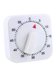 Y&D Mechanical Cooking Timer Alarm White 60x35x60millimeter  - Image 1