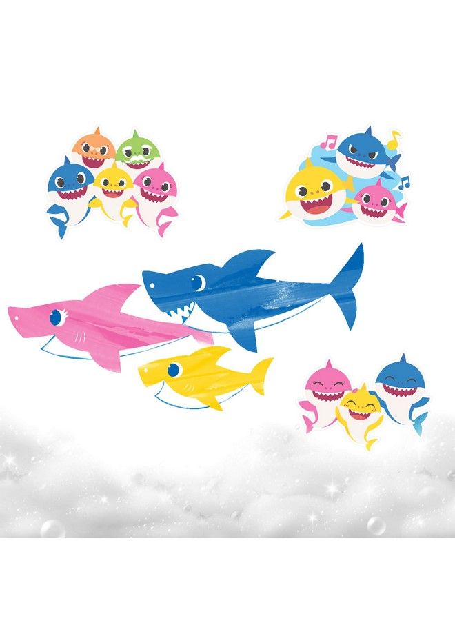 BABY SHARK Bath Art Creations Play Set For Kids & Toddlers Draw Washable Artwork During Bathtime Or Shower Time Dissolvable & Washable Paints Crayons & Stickers For Kids Ages 3 4 5 6 - Image 4