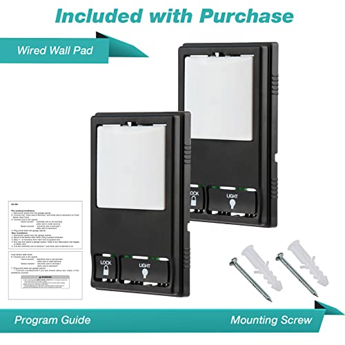 GARAGE STOP 2 Multi-Function Wall Keypad Control Panels for LiftMaster 41A5273-1 78LM - Image 3