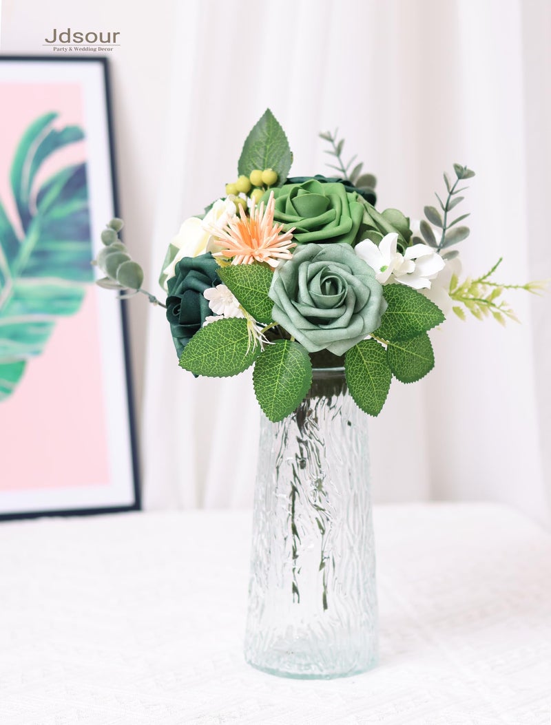 Jdsour 25Pcs Artificial Flower - Image 3