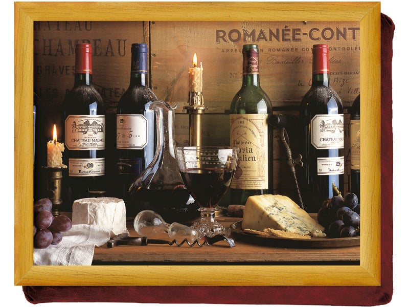 Creative Tops Vintage Wine Lap Tray by Creative Tops 435 x 34 cm 17 x 13