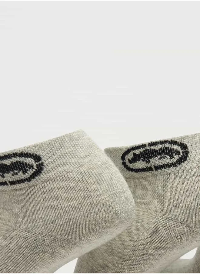 Ecko Unltd. Set of 3 - Ecko Unltd Logo Print Ankle Length Socks