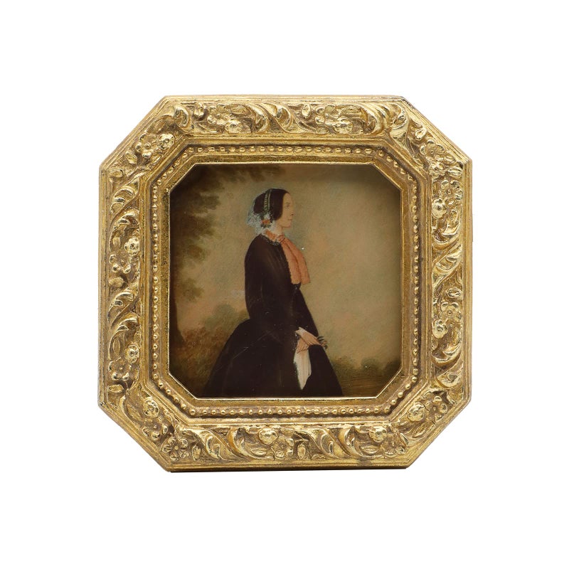 YULINK 3x3 Small Vintage Picture Frame  Mini Antique Ornate Gold Photo Frame  Tiny Retro Octagon frame  for Tabletop and Wall Display  Old Fashioned Photo Gallery Art Decor - Image 1