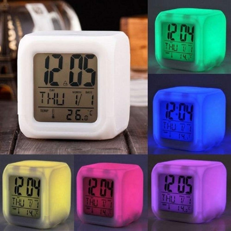 Naivete Magical Led ColorChange Alarm ClockMulti Color 1pc - Image 2